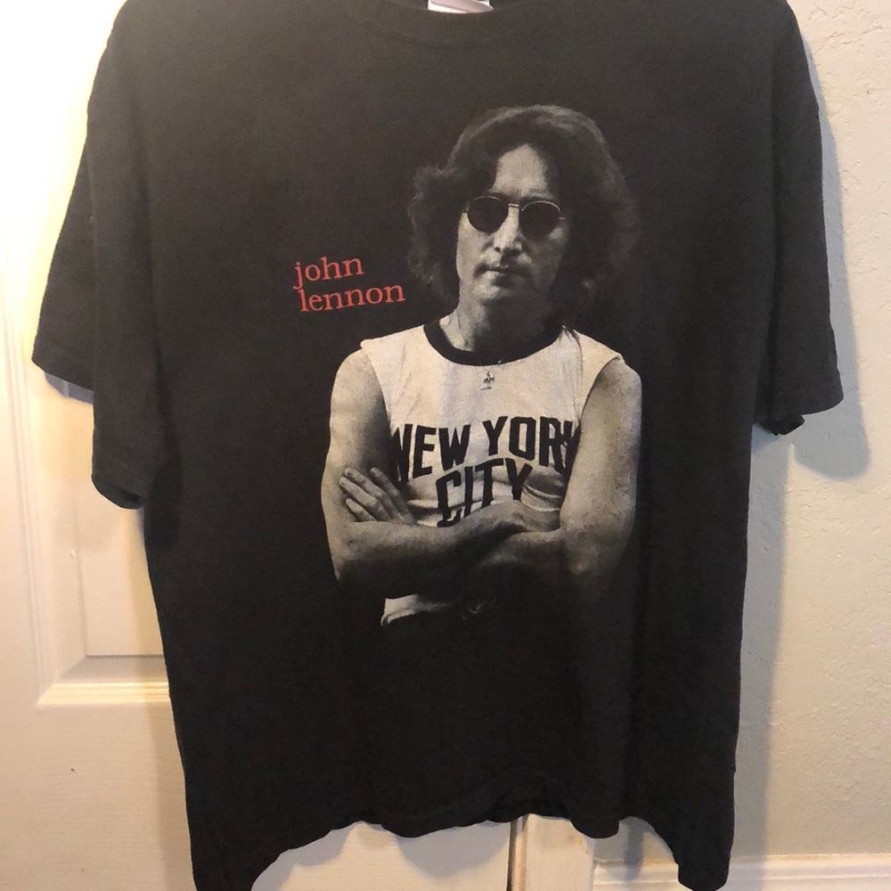 John Lennon NYC Black Tee